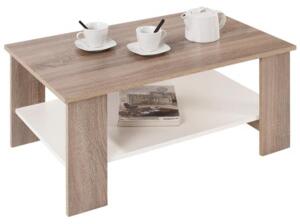 Konferenční Stolek Paolo barva lanýžového dubu, barvy dubu, bílá, Sonoma dub 90/41/55 cm